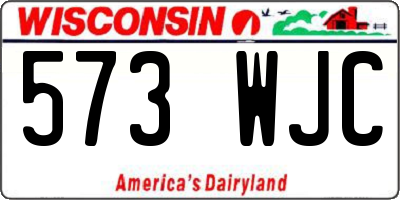 WI license plate 573WJC