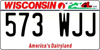 WI license plate 573WJJ