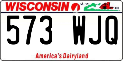 WI license plate 573WJQ