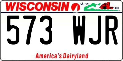 WI license plate 573WJR