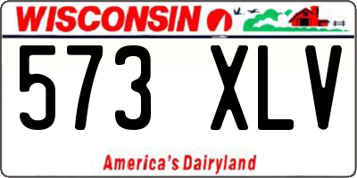 WI license plate 573XLV