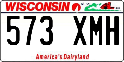 WI license plate 573XMH