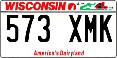 WI license plate 573XMK