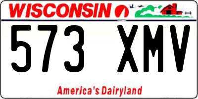 WI license plate 573XMV