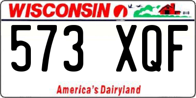 WI license plate 573XQF