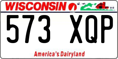 WI license plate 573XQP