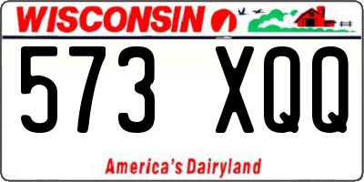 WI license plate 573XQQ