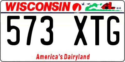 WI license plate 573XTG