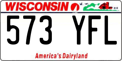 WI license plate 573YFL