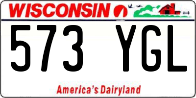 WI license plate 573YGL