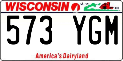 WI license plate 573YGM