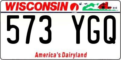 WI license plate 573YGQ