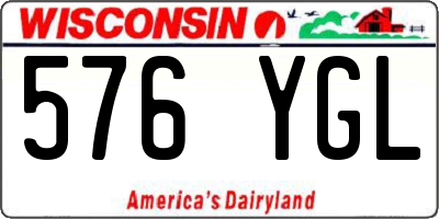 WI license plate 576YGL