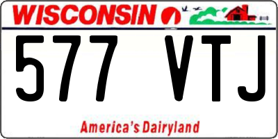 WI license plate 577VTJ