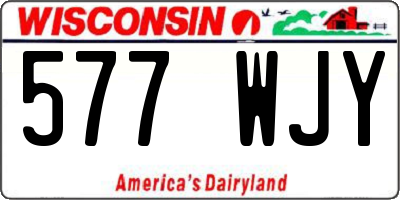 WI license plate 577WJY