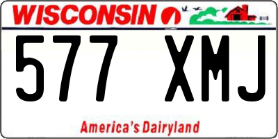 WI license plate 577XMJ