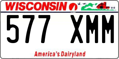 WI license plate 577XMM
