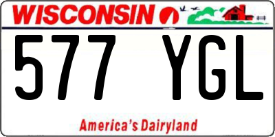 WI license plate 577YGL