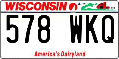 WI license plate 578WKQ