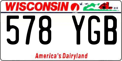WI license plate 578YGB