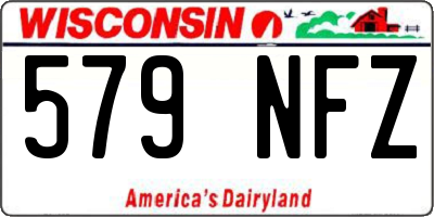 WI license plate 579NFZ