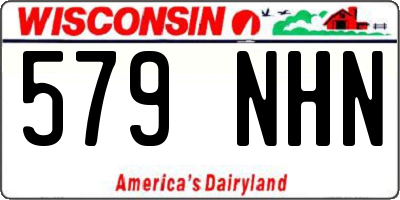 WI license plate 579NHN