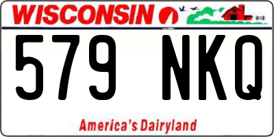 WI license plate 579NKQ