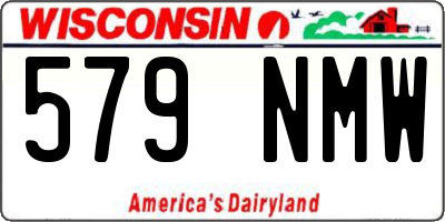 WI license plate 579NMW