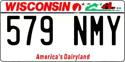 WI license plate 579NMY