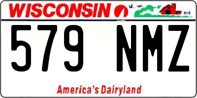 WI license plate 579NMZ