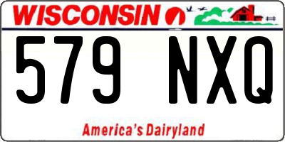 WI license plate 579NXQ