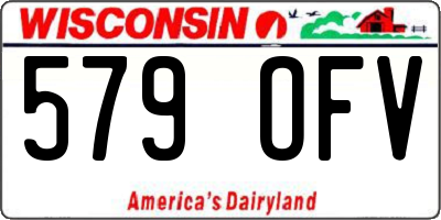 WI license plate 579OFV