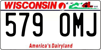 WI license plate 579OMJ