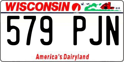 WI license plate 579PJN
