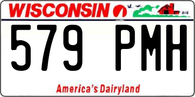 WI license plate 579PMH