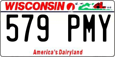 WI license plate 579PMY