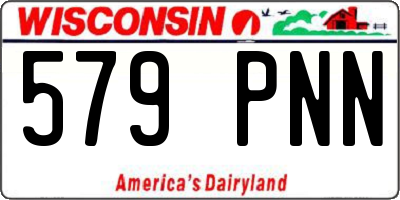 WI license plate 579PNN
