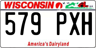 WI license plate 579PXH