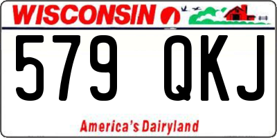 WI license plate 579QKJ