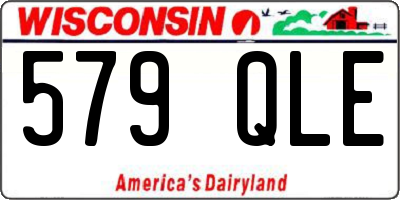 WI license plate 579QLE