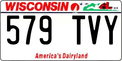 WI license plate 579TVY