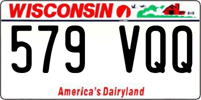 WI license plate 579VQQ