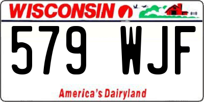WI license plate 579WJF