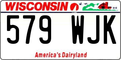 WI license plate 579WJK