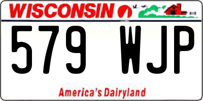 WI license plate 579WJP