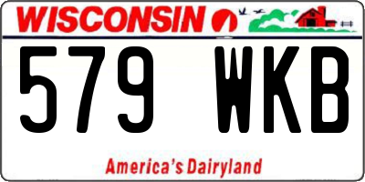 WI license plate 579WKB