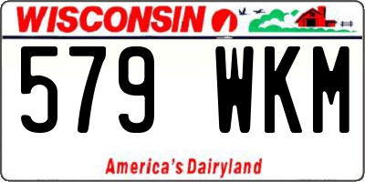 WI license plate 579WKM
