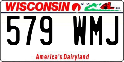 WI license plate 579WMJ