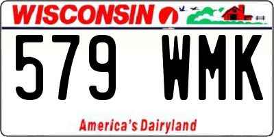 WI license plate 579WMK