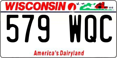 WI license plate 579WQC
